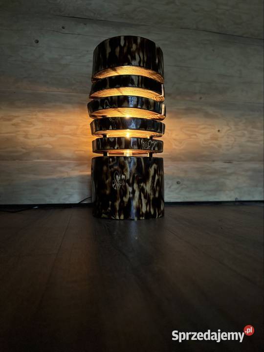 Lampa stojąca podłogowa z bala bali Loftowa Lampy podłogowe