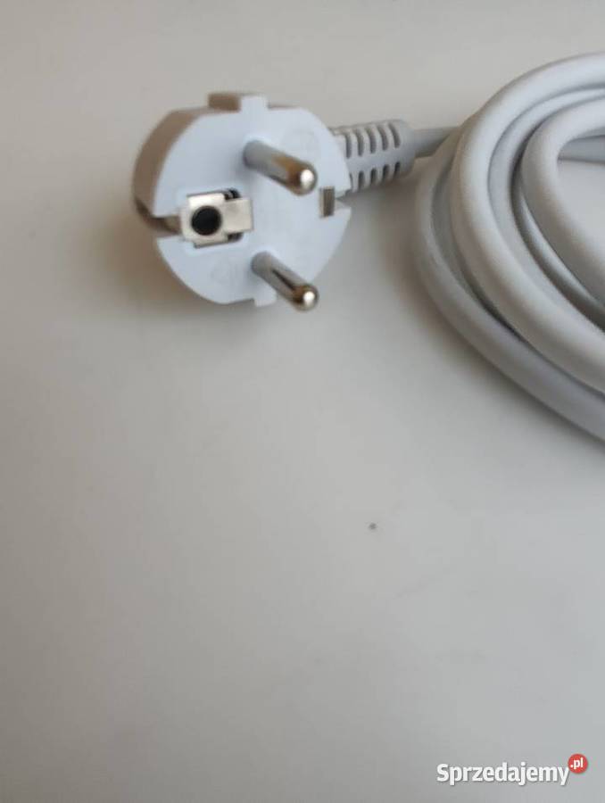 Kabel przewód zasilający biały 3 PIN 2 m Olecko