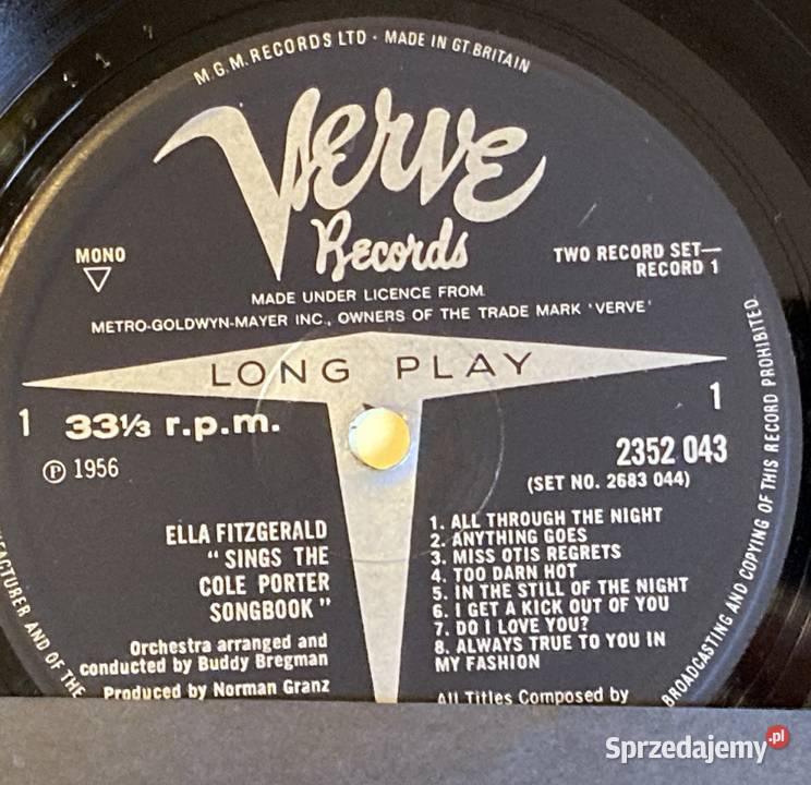 Ella Fitzgerald Sings The Cole Porter Song Book Szczecin