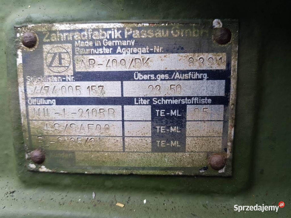 Most napędowy Liebherr AP409DK Jastrzębniki