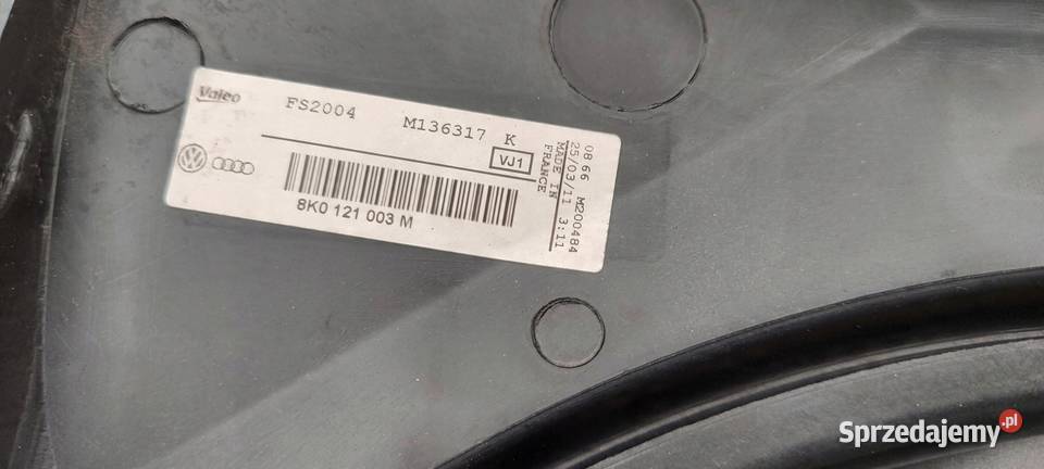 WENTYLATOR MODUŁ AUDI A4 B8 A5 8T 20 TDI 20TFSI
