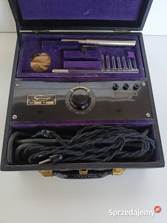 Aparat urządzenie do elektroterapii Violet Ray Antyki