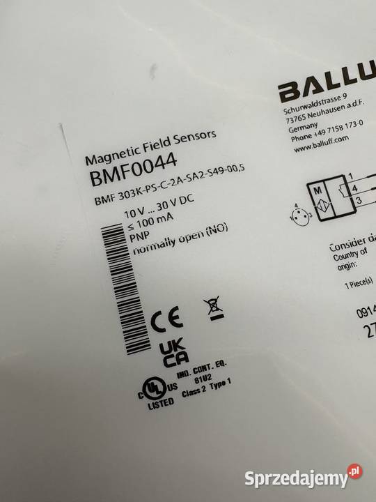 Balluff BMF0044 BMF 303K C 2A SA2 S49 00 5 Pozostałe Warszawa