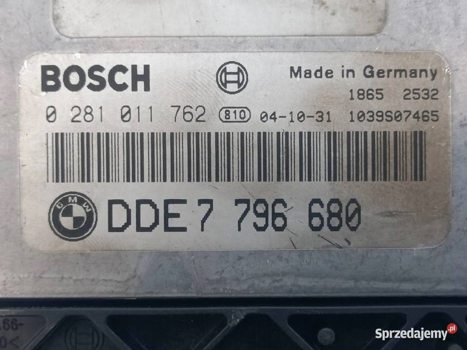 BMW 5 E60 E61 30D STEROWNIK KOMPUTER SILNIKA Przemęt