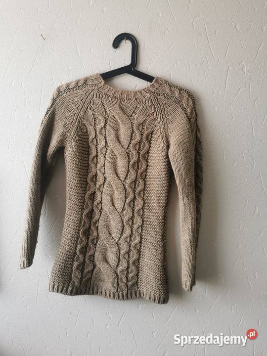 Brązowy sweter brązowy/beżowy