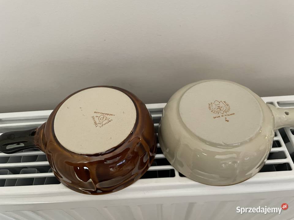 Porcelit Pruszków tygielek PRL Pruszcz Gdański