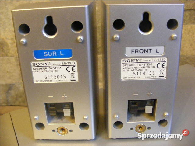 Głośniki Sony zestaw subwoofer center front sur śląskie