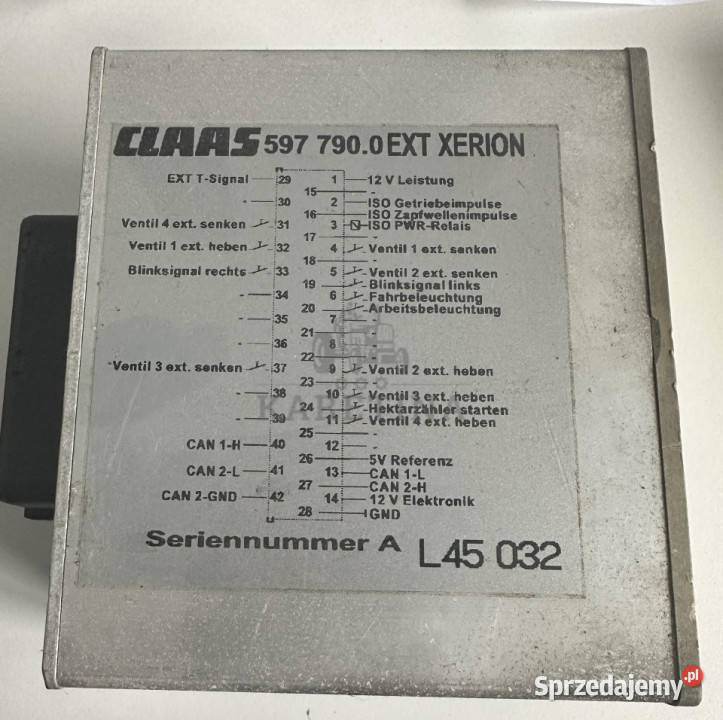 Claas Xerion 3300 Moduł Sterownik EXT 5977900 Pozostałe