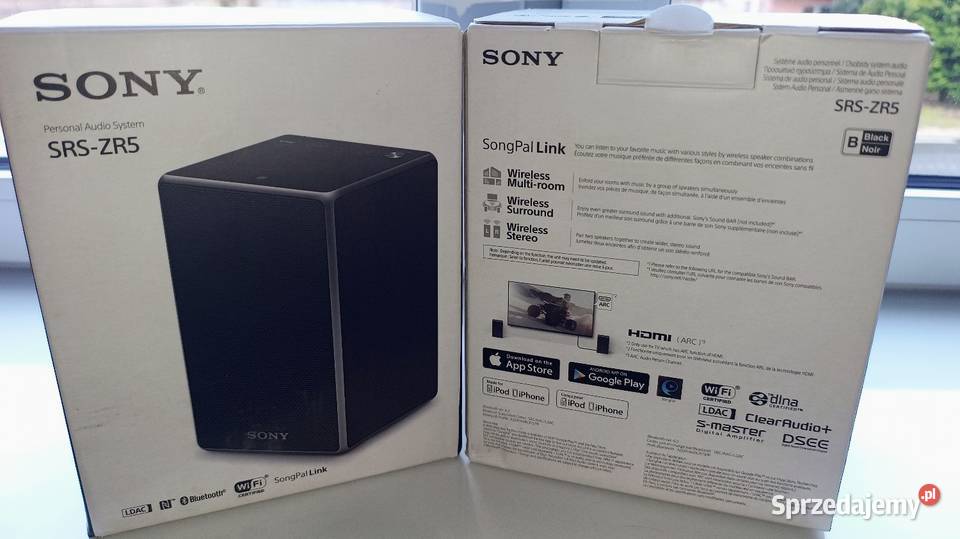 Sony SRSZR5 2x HDMI Bluetooth LAN USB Sochaczew sprzedam
