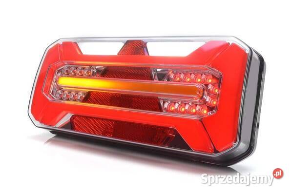 Lampa tylna zespolona LED prawa prostokątna Kamionna