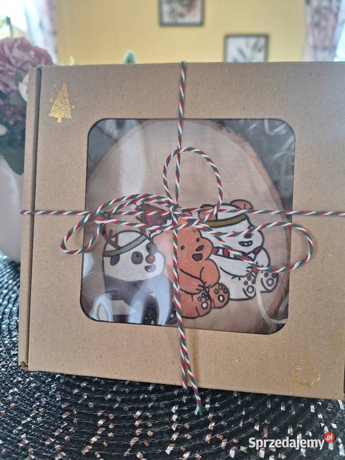 Podstawkaobrazek na drewnie malowany Strzyżów