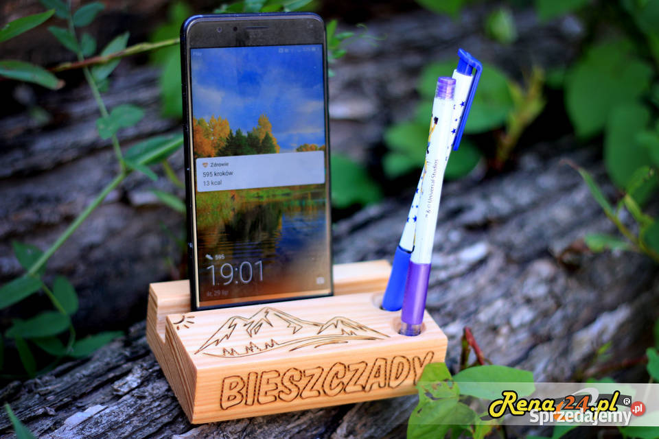 Pamiątka z Bieszczad stojak pod smartphone Pozostałe Jasienica Rosielna sprzedam