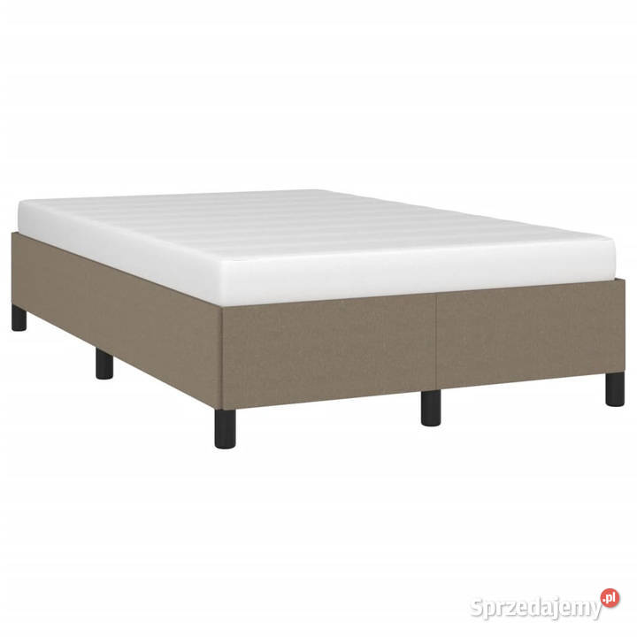 Rama łóżka bez materaca taupe obita tkaniną 203cm mazowieckie Warszawa sprzedam