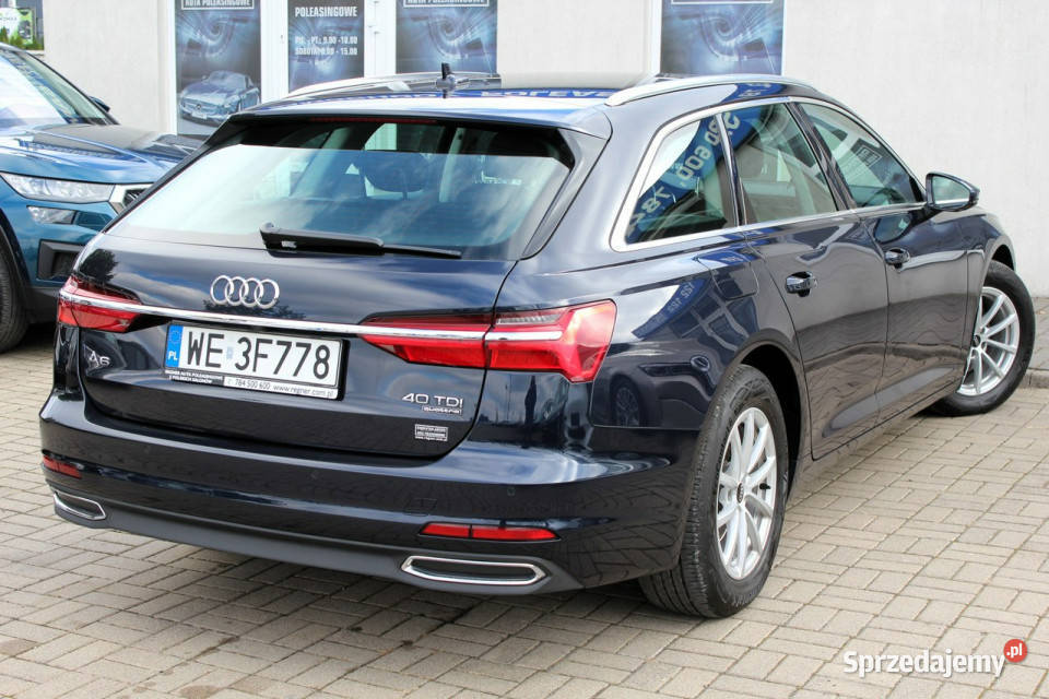 Audi A6 40TDI Quattro SalonPL FV23 204 Kamera isofix Sokołów