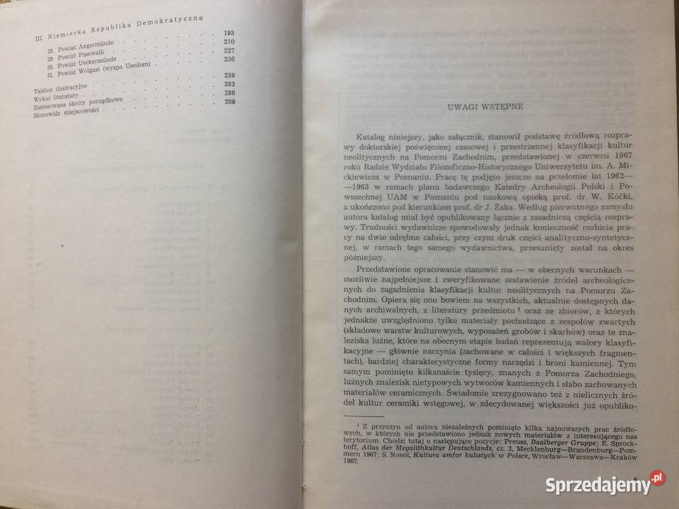 3743 Klasyfikacja CzasowoPrzestrzenna Kultur zachodniopomorskie Szczecin