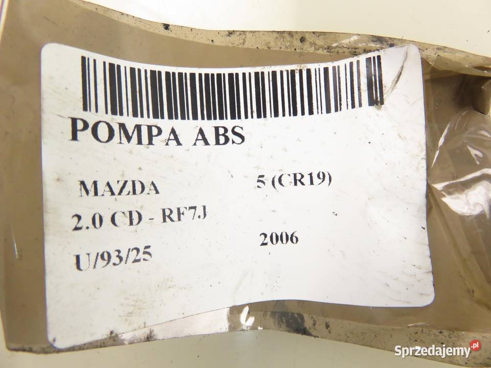 POMPA ABS MAZDA 5 CR19 06210905973 małopolskie sprzedam