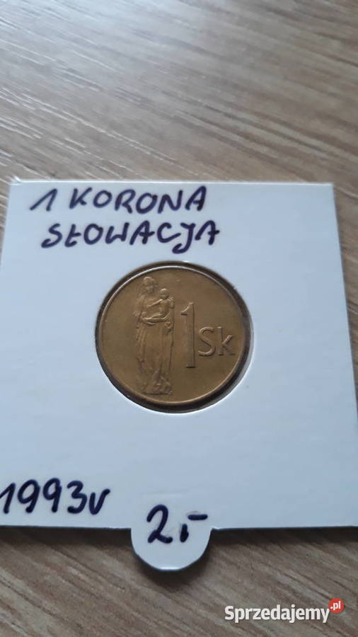 1 Korona Słowacja 1993 r Numizmatyka Konin