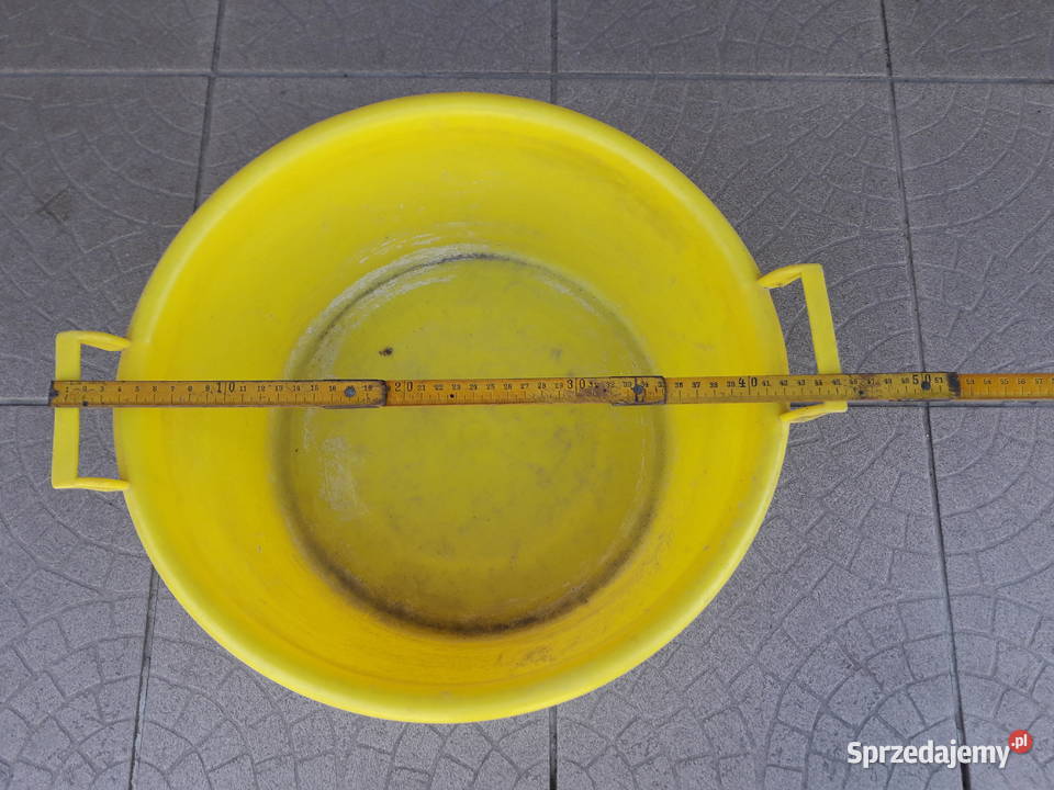 Miednica plastikowa żółta z uchwytami bokach ok małopolskie Kraków