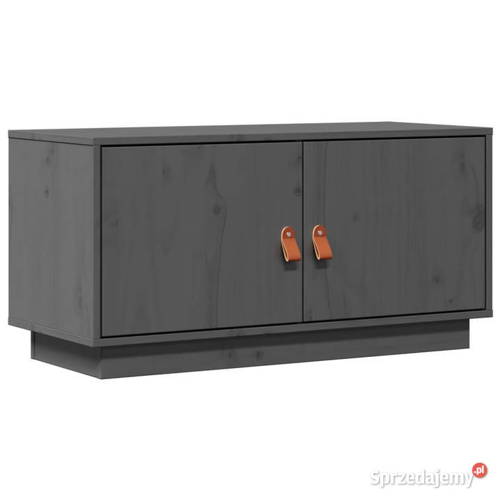 Szafka pod TV szara 80x34x40 lite drewno sosnowe Warszawa sprzedam
