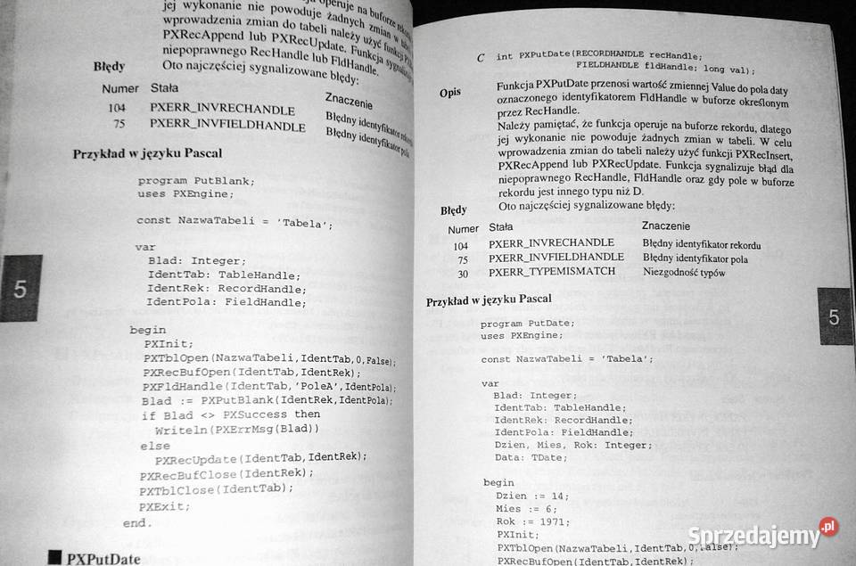 Biblioteka obslugi baz danych Poradnik Engine miękka Chełm