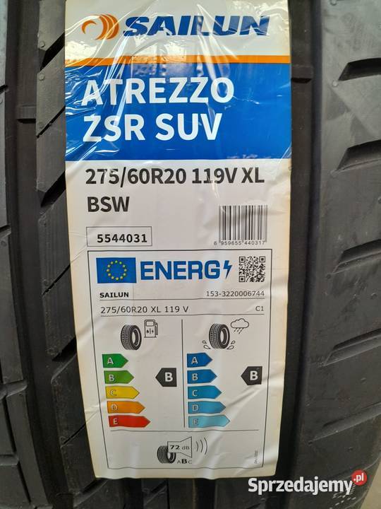 NOWA OPONA SAILUN ATREZZO ZSR SUV 27560 R20 119V Mojusz sprzedam