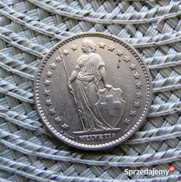 Szwajcaria 1 Frank 1975r Numizmatyka Kalisz