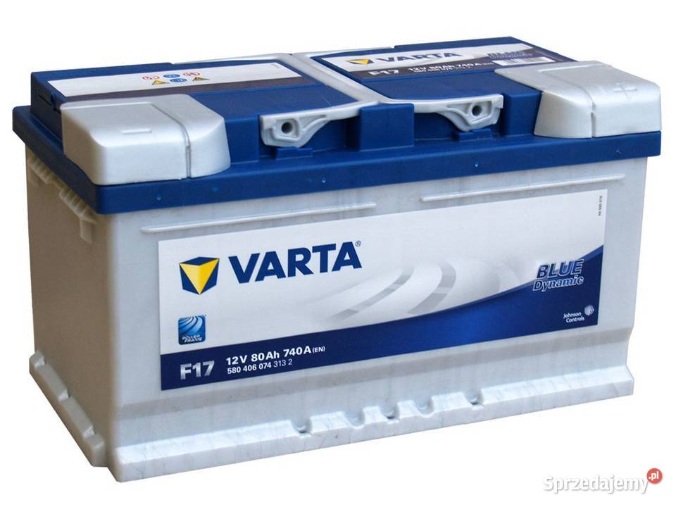 Akumulator VARTA Blue Dynamic F17 80Ah 740A