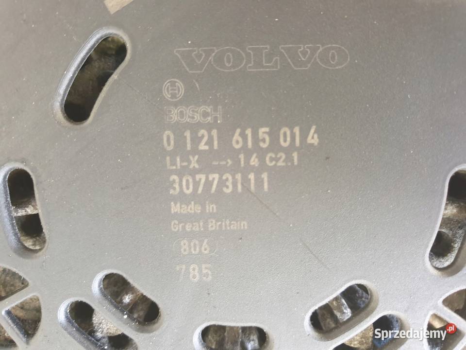 ALTERNATOR Volvo S80 II 24 D5 0121615014 osobowe lubelskie Chełm