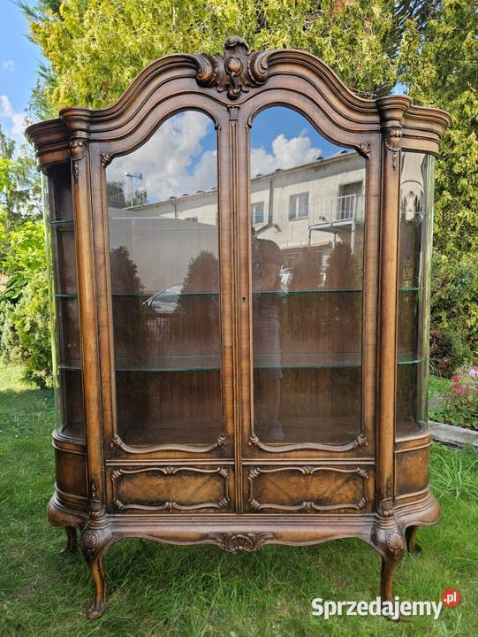 Duża witryna w stylu chippendale 9250 Szczecin