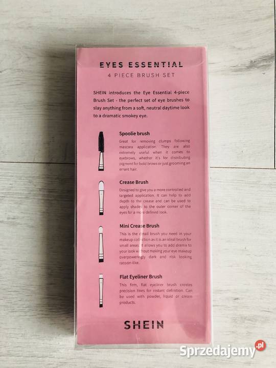 NOWY Zestaw pędzli do makijażu 4 sztuki Łódź