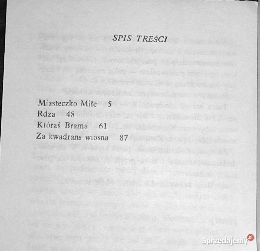 kwadrans wiosna Wilhelm Mach miękka sprzedam