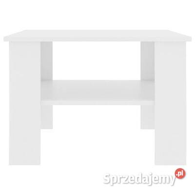 vidaXL Stolik kawowy biały 60x60x42 materiał sprzedam