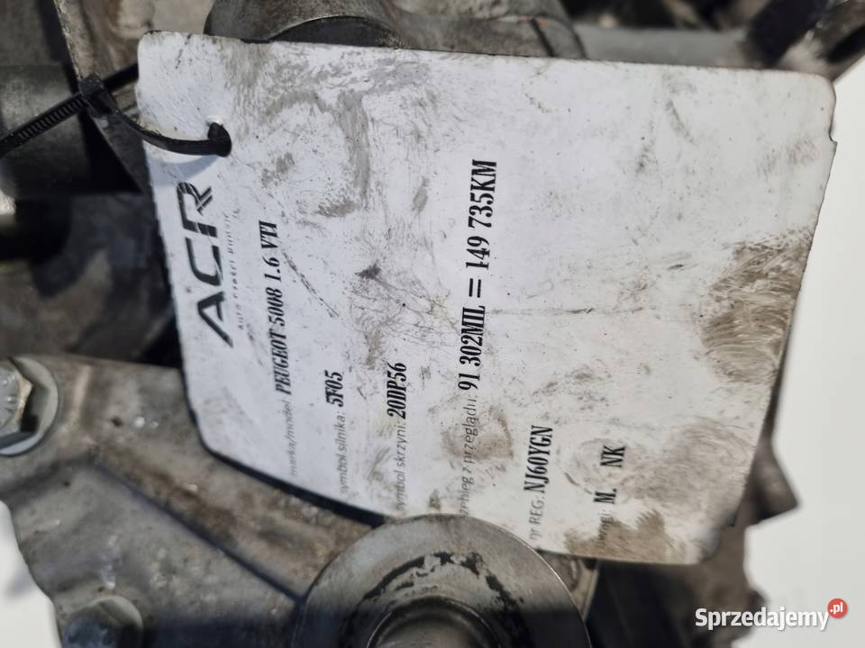 SKRZYNIA BIEGÓW Citroen DS3 16 VTI manualna Chełm