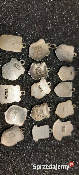 NIEMCY LANDY SREBRNE HERBY zestaw 30 K70 Warszawa