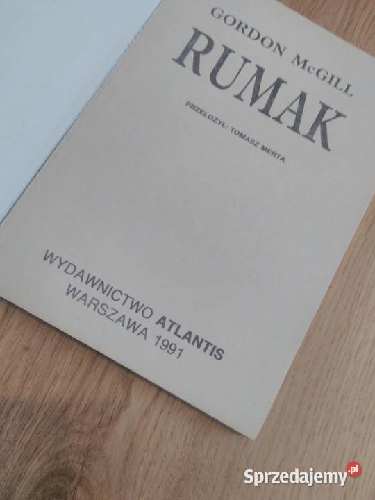 Rumak Gordon McGill książka horror Sandomierz