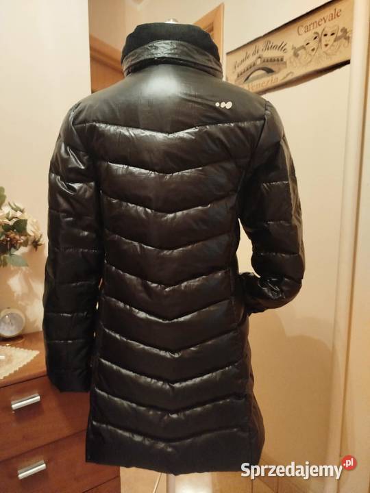 Kurtka czarna Wedzecom na puchu M 38 Olecko