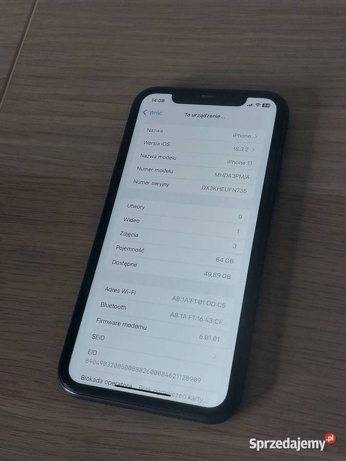iPhone 11 64GB 81 Czarny Warszawa