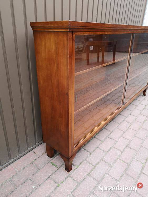Biblioteka Witryna ARTDECO Orzech 200 Stara Meble Swarzędz sprzedam