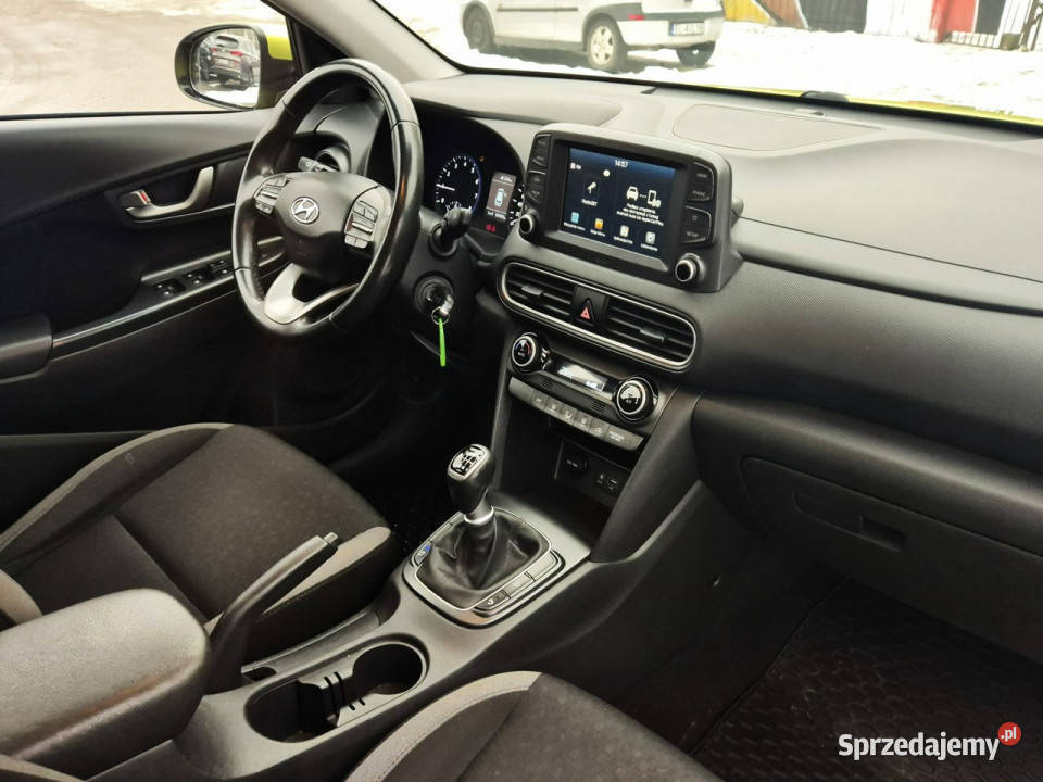 Hyundai Kona 10 TGDI Salon Comfort Serwis ASO ogranicznik prędkości Bełchatów