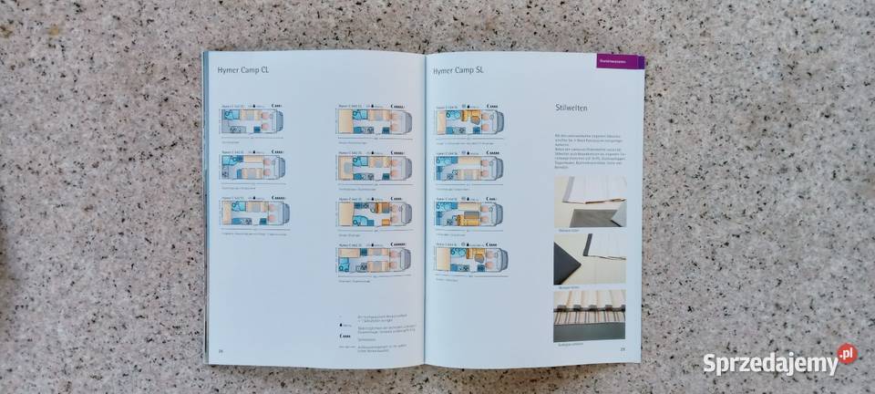 HYMER Ford Transit Fiat Ducato Kampery Alkoven Bytom