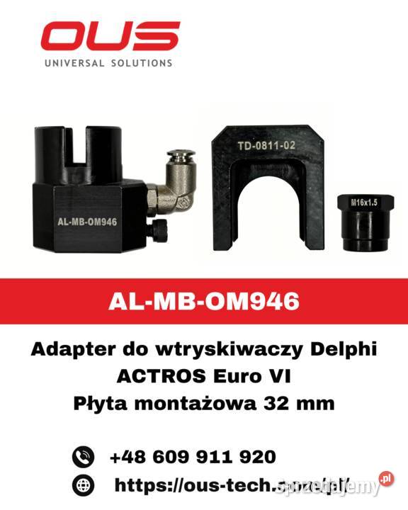 ALMBOM946 Adapter do wtryskiwaczy DELPHI ACTROS mazowieckie