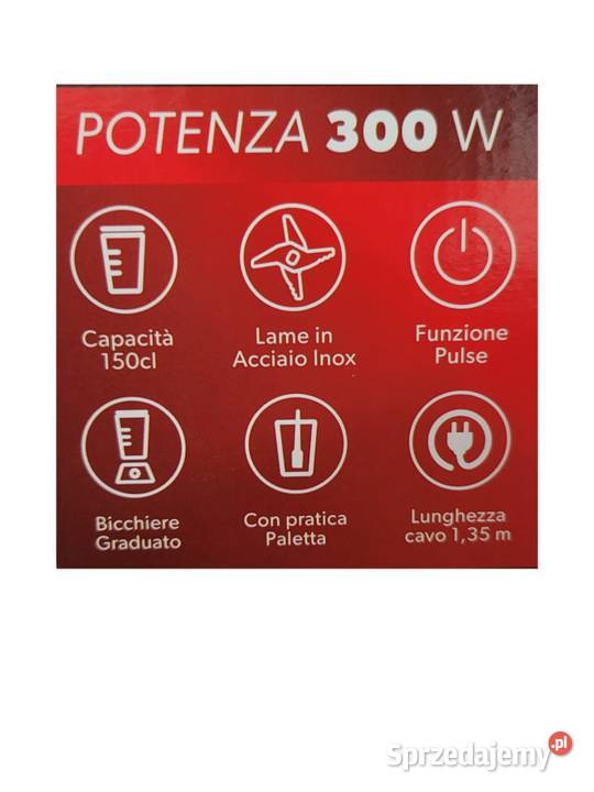 Blender kielichowy Potenza 300W 15L Wiązowna