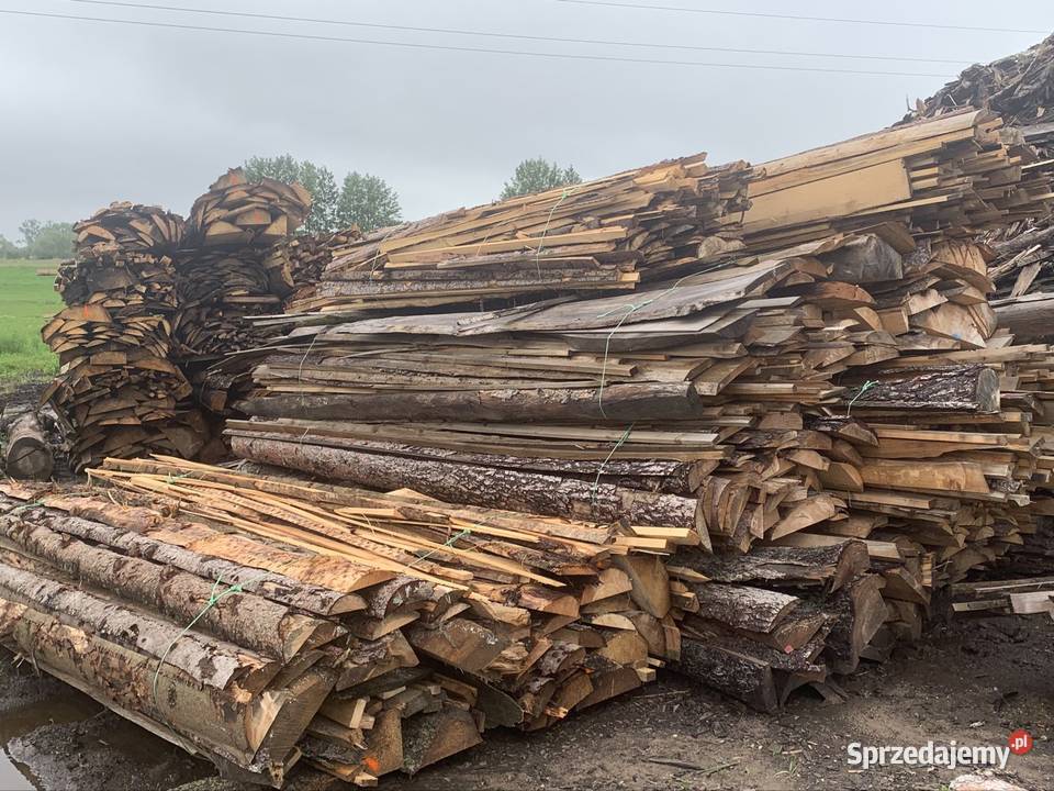 Zrzyny sosnowe świerkowe drewno opałowe opał Dryga