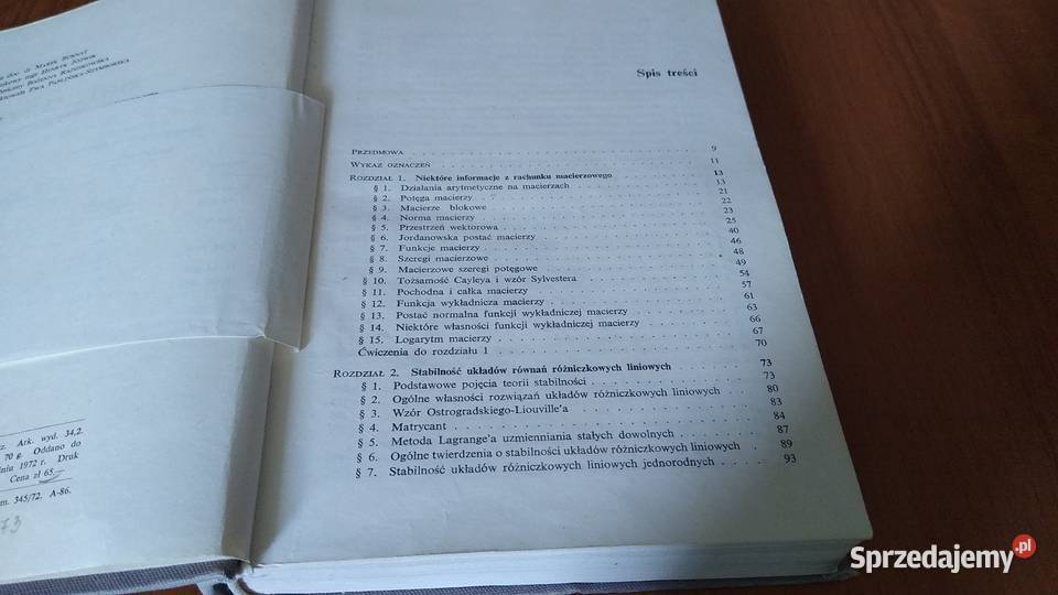 Matematyczna teoria stabilności B P Demidowicz sprzedam