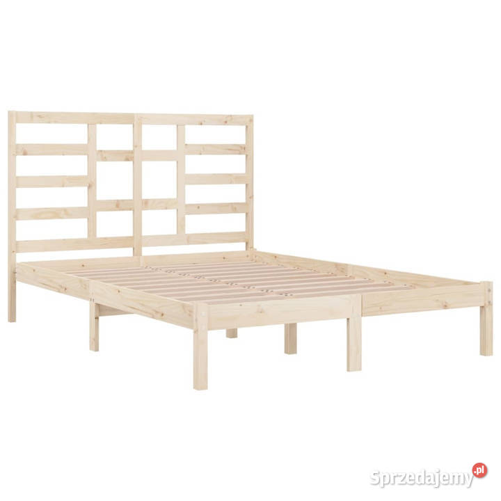 Rama łóżka bez materaca lite drewno 140x200 Warszawa