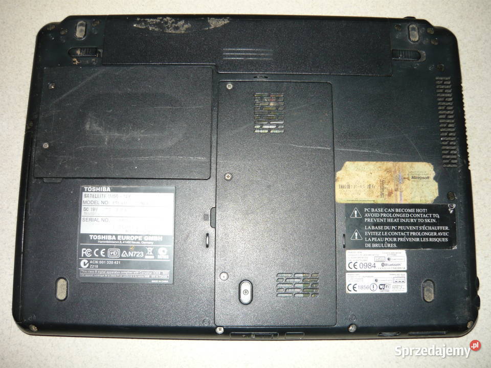 Laptop Toshiba U400 Core 2GHz 2GB Bateria Krotoszyn