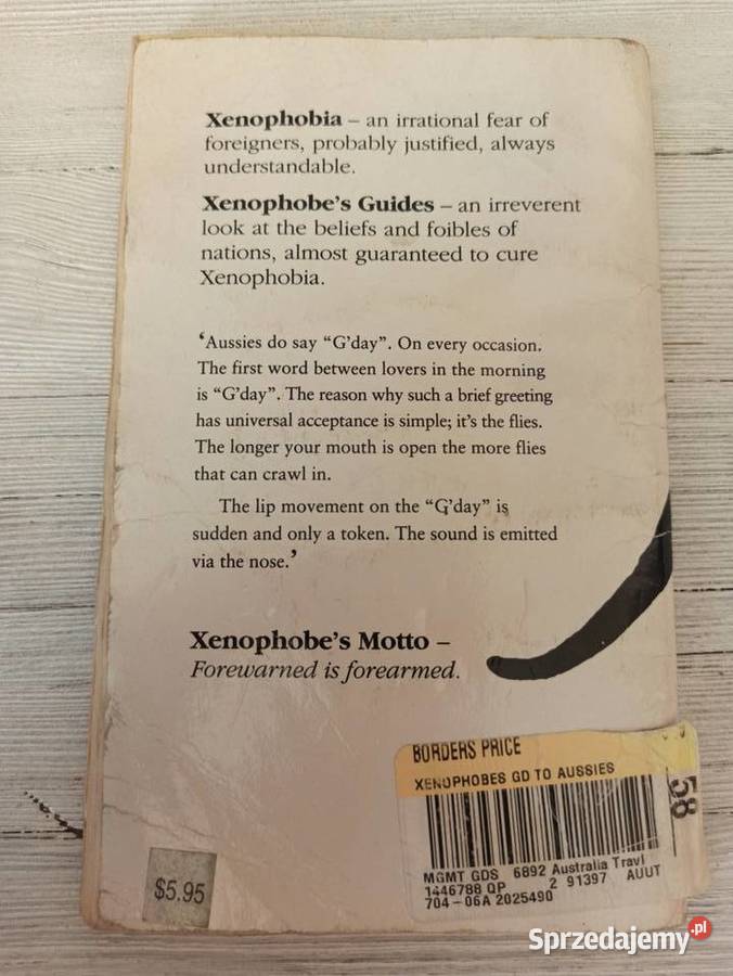 Xenophobes guide to the Aussies Ken Hunt Antyki, Sztuka, Kolekcje śląskie Bielsko-Biała