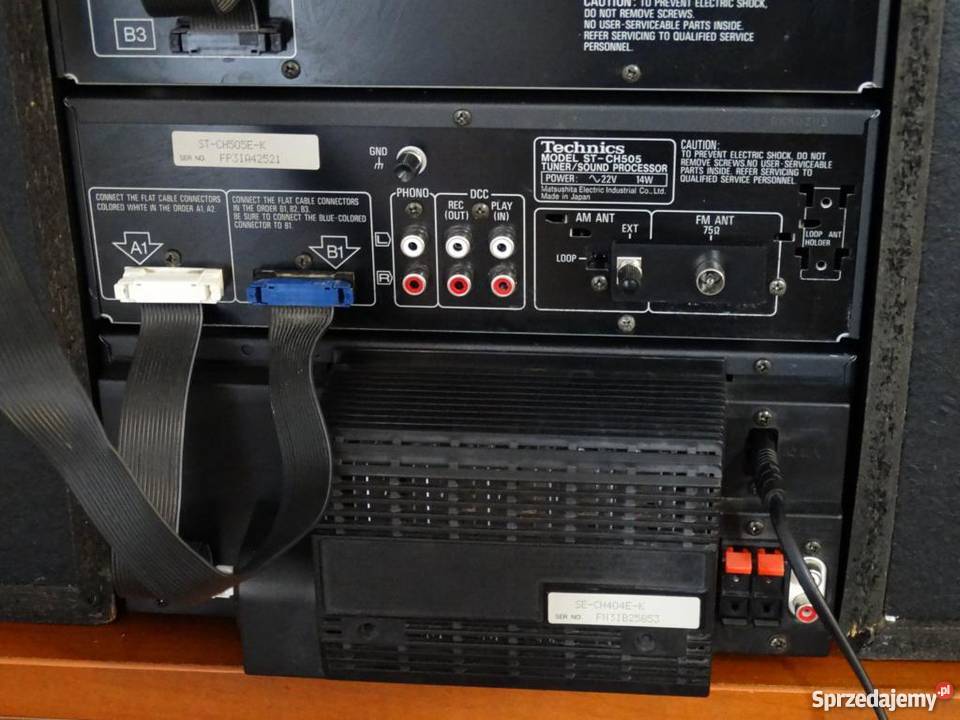 Wieża Technics z kolumnami WYSYŁKA Jasło