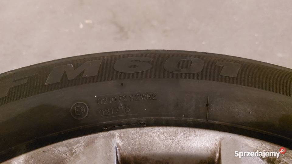 4 Aluminiowe felgi z oponami Citroen OE Samochodowe Zielona Góra sprzedam