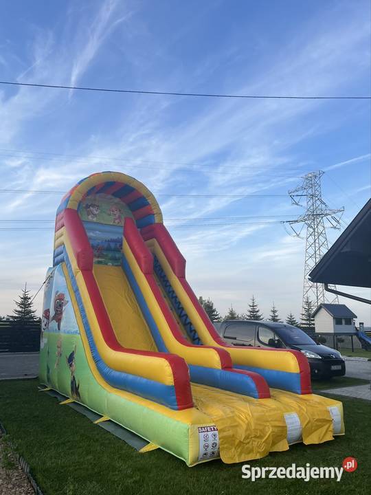 Wynajem dmuchańca zjeżdżalnia Psi Patrol podkarpackie Pilzno